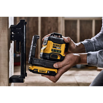 Mynd af DEWALT 18V Línulaser  3 x 360° Grænn - Stakur