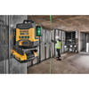 Mynd af DEWALT 18V Línulaser  3 x 360° Grænn - Stakur