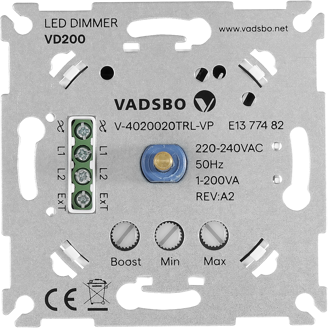 Mynd af Ljósdeyfir LED í rofadós 200W ECO