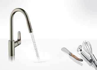 Mynd af Hansgrohe Focus M41 eldhústæki Útdraganlegt Króm