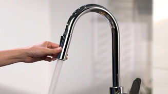 Mynd af Hansgrohe Focus M41 eldhústæki Útdraganlegt Króm