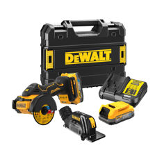 Mynd af DEWALT 18V XR Skurðarrokkur 75mm - 2 x 18V Powerstack