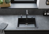 Mynd af Hansgrohe sápuskammtari A41 Burstað svart króm
