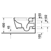 Mynd af Duravit ME by Starck Rimless 57cm salernissett