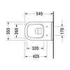 Mynd af Duravit D-Code Rimless salernissett
