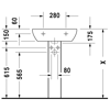 Mynd af Duravit D-Code vegghengd handlaug 550x430mm