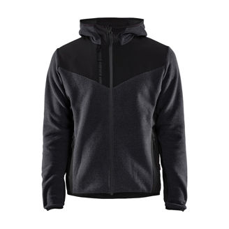 Mynd af BLÅKLÅDER prjónajakki með softshell