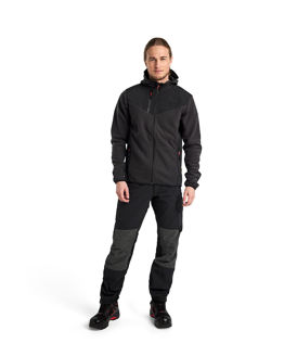 Mynd af BLÅKLÅDER prjónajakki með softshell