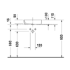 Mynd af Duravit  Starck 2 borðhandlaug 435x395mm
