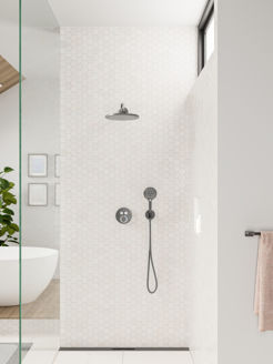 Mynd af Hansgrohe Croma 280 sturtuhaus Burstað svart króm