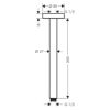 Mynd af Hansgrohe Raindance S sturturör í loft 300mm Króm