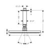 Mynd af Hansgrohe Raindance S 240 PR með loftfestingu Króm