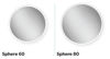 Mynd af HIB Sphere spegill með ljósi 60cm 