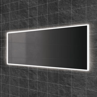 Mynd af HIB Globe spegill með LED ljósi og móðuvörn 140x60cm