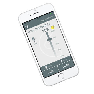 Mynd af Nova 10 CONNECT 10.000 lumen kastari - Bluetooth