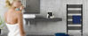 Mynd af Kriss SPACE Handklæðaofn 110x50cm Matt svart