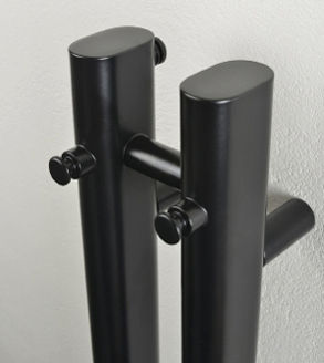 Mynd af Kriss VEGA Handklæðaofn 1420x106mm Matt svart