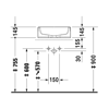 Mynd af Duravit Starck 1 borðhandlaug  Ø46 cm