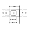 Mynd af Duravit Happy D.2 vegghengt salerni 54 cm