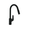 Mynd af Hansgrohe Focus M41 Eldhústæki útdraganlegt Matt svart