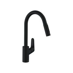 Mynd af Hansgrohe Focus M41 Eldhústæki útdraganlegt Matt svart