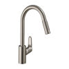 Mynd af Hansgrohe Focus M41 Eldhústæki útdraganlegt Burstað stál