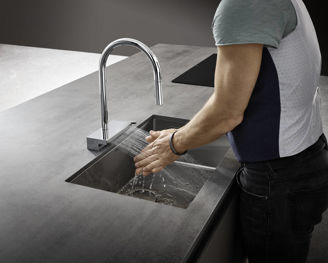 Mynd af Hansgrohe S71 stálvaskur undirlímdur 660x400mm