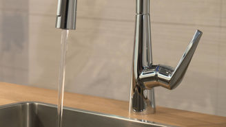 Mynd af Hansgrohe Talis S200 útdraganlegt eldhústæki Króm