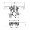 Mynd af TECE veggfesting 16 mm x 1/2" x 80 mm