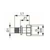 Mynd af TECEflex Uniontengi 16 mm x 3/4"