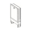 Mynd af TECE Innbyggður Gólfhitaskápur 750 x 690 mm