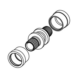 Mynd af TECE SLQ Samtengi 20mm með hulsum