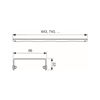 Mynd af TECE drain Basic niðurfallsrist 120 cm