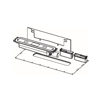Mynd af TECEdrainprofile Vatnslás Flatur DN40