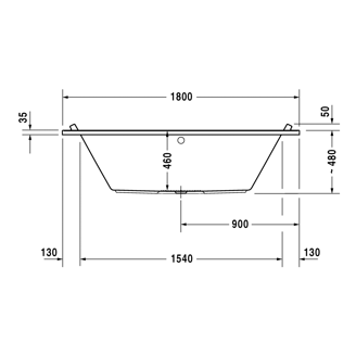 Mynd af Duravit Starck baðkar 180x80 cm