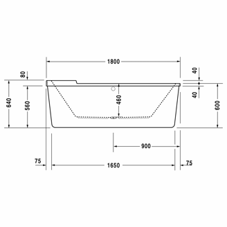 Mynd af Duravit Starck baðkar 180x80 cm oval