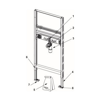 Mynd af TECE grind fyrir handlaug 1120mm