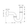Mynd af Hansgrohe vatnslás 11/4-32  Króm