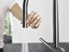 Mynd af Hansgrohe Talis M54 Eldhústæki útdraganlegt Burstað svart króm