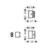 Mynd af Hansgrohe framlenging 25mm fyrir E6313622180