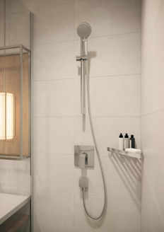 Mynd af Hansgrohe Addstoris Hornhilla í sturtu Króm 