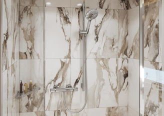 Mynd af Hansgrohe Addstoris Hornhilla í sturtu Króm 
