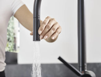 Mynd af Hansgrohe Talis M54 Eldhústæki útdraganlegt Matt svart