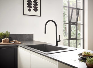 Mynd af Hansgrohe Talis M54 Eldhústæki útdraganlegt Matt svart