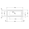 Mynd af Duravit D-Code baðkar 170x70cm