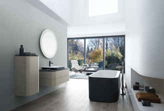 Mynd af Duravit Happy D.2 Plus fríst. baðkar 1800x800mm matt svart 
