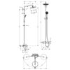 Mynd af Hansgrohe Croma 220 bað/sturtusett Króm