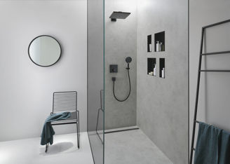 Mynd af Hansgrohe Porter E festing fyrir sturtuhaus Matt svart