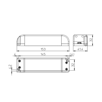 Mynd af Straumgjafi LED 700mA 36W dim