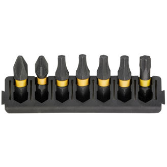 Mynd af DEWALT Tough Case bitar 25mm PH, PZ, TX